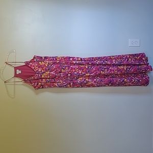 NICOLE MILLER NEW YORK WATERCOLORS MAXI DRESS NEW MEDIUM